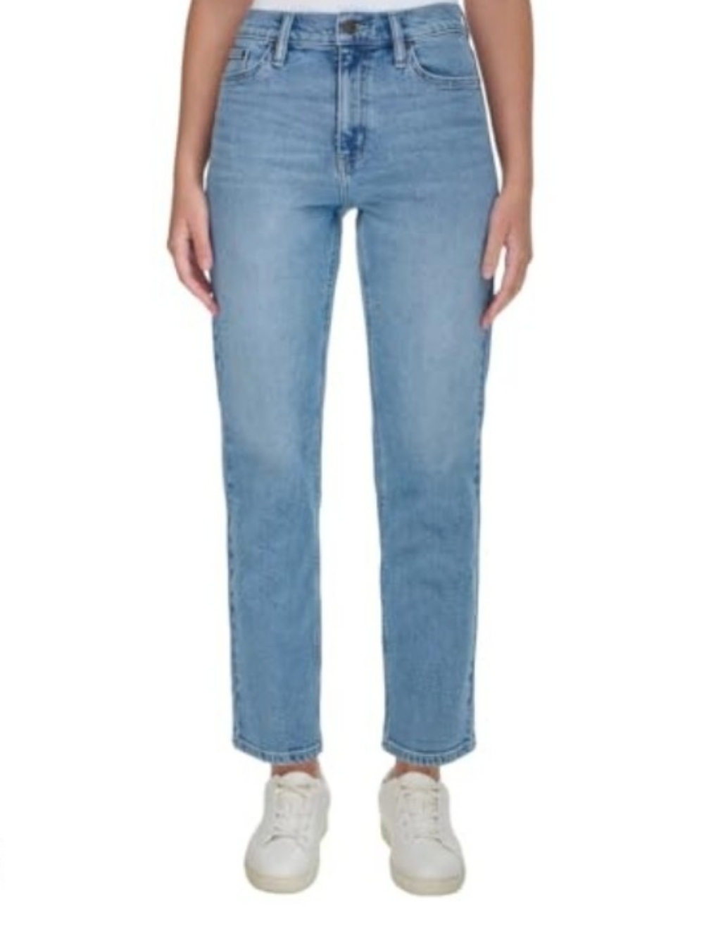 Calvin Klein Jeans Women's Straight Leg Light Blue Denim
